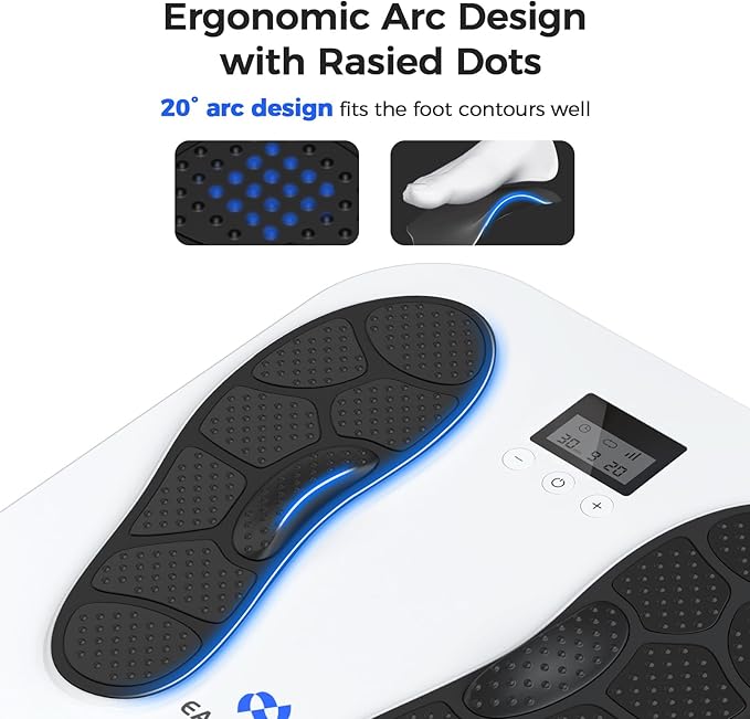 Foot Massager for Neuropathy Rechargeable TENS EMS Foot Stimulator with 10 Modes 20 Intensities Feet Circulation Stimulator for Neuropathy Plantar Fasciitis Gifts for Mom Dad