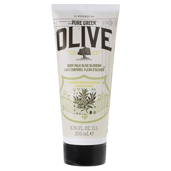 KORRES Greek Olive Blossom Hydrating Body Duo includes Body Cream 6.76 fl oz and Shower Gel 8.45 fl oz in Olive Blossom scent 2 Piece Set