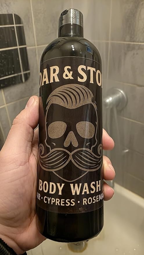 Toxic Masculinity Cedar &amp Stone Men's Body Wash
