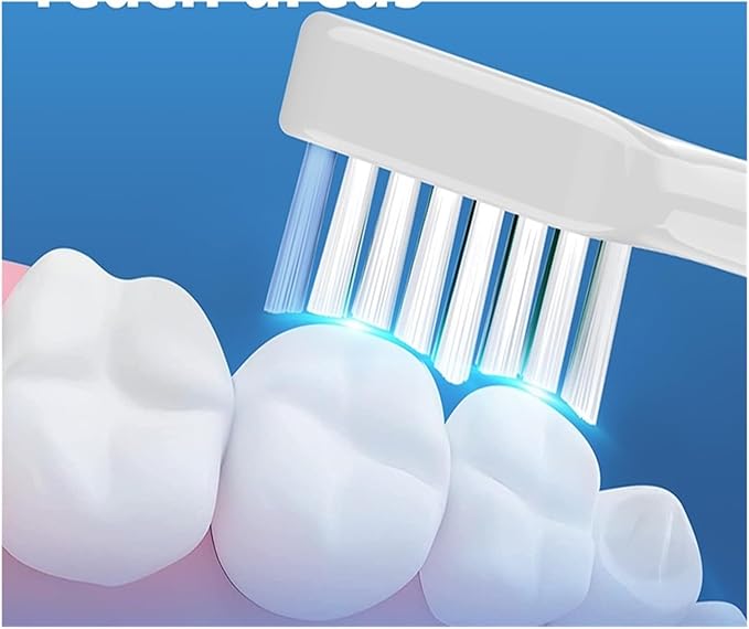 5 Replacement Toothbrush Heads Compatible with Aquasonic Duo Series Eletric Soft Bristle Effective Clean Teeth Plaque(Black)