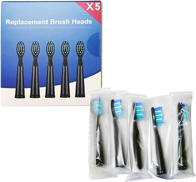 Compatible Electric Toothbrush Heads Replaceable Tooth Brush Head Soft Bristle SG-507/508/551(5 Pink Heads only)