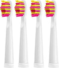 4/8 Pcs Replacement Brush HeadsCompatible for SeagoCompatible for Fairywill Refill Tooth Clean(4 Pcs Pink)