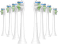 Replacement Brush Head Compatible for PH Electric Toothbrush(8pcs White)