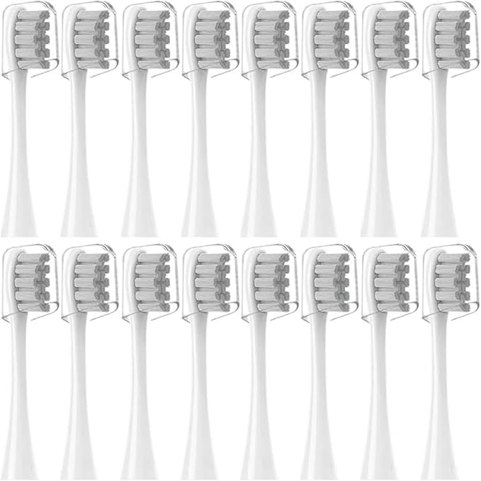16pcs Replacement Brush HeadsCompatible for Oclean X/Pro/ Z1/ SE F1 /One/ PW01/03/05/07/09 P5 Toothbrush(16 Blue)