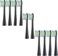10/20X Replacement Brush Heads Compatible for X/X PRO/ Z1/ F1/ One/Air 2 /SE Sonic(10pcs Black)
