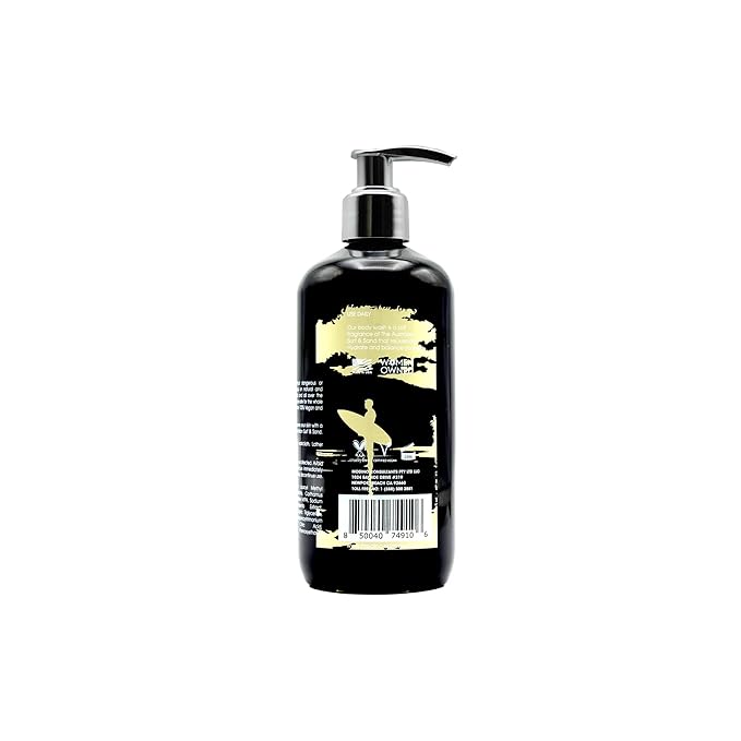 Modinc Luxury Australian Surf &amp Sand Body Wash Hydration Blend Vegan Cruelty Free Pump 11.5 Ounces