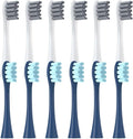 Replacement Brush HeadsCompatibility for Oclean X/X PRO/ Z1/ F1/ One/Air 2 /SE Electric Toothbrush 12PCS(6Grey6Blue)