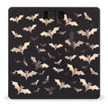 Halloween Flying Bats Scale for Body Weight High Precision Digital Weight Scales with LCD Display Anti-Slip Sturdy Slim Tempered Glass Bathroom Scale for Home Use