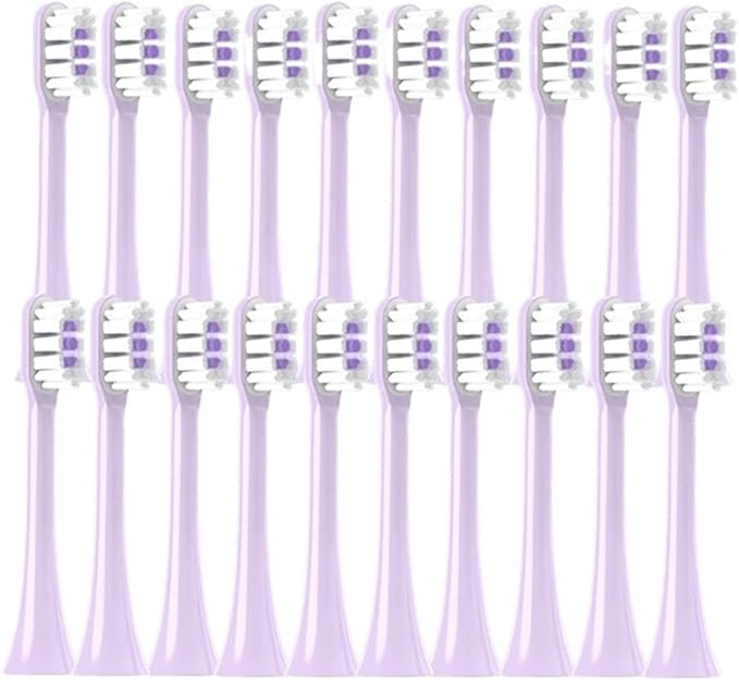 Wholesale Copper Free 20/50/100PCS Replacement Brush HeadCompatible for X3/U/X5 Caps Soft Clean Vacuum Nozzles(20Purple)