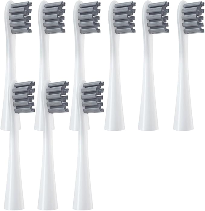 Replacement Brush Heads ForCompatible for Flow/X PRO //Z1/ Air2 Sonic Electric Toothbrush Nozzles Soft Bristle(9 HUIOC)