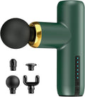 Mini Massage Gun Pocket-Sized Massage Gun Deep Tissue Quiet Portable Percussion Muscle Travel Massager GunBack/Neck Massager for Pain Relief Deep Tissue(Green)