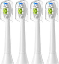 Replacement Brush Heads Compatible for with Sonicare Electric Toothbrush Fit EasyClean Gum Health FlexCare Healthy(4pcs White)