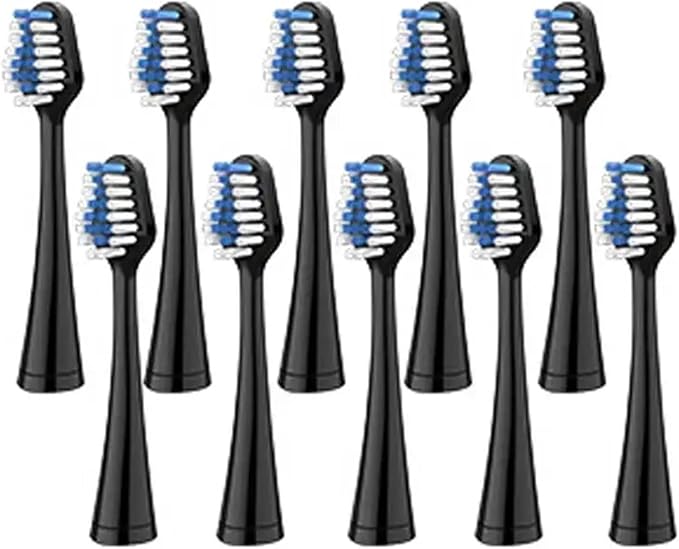Toothbrush HeadsCompatible for Waterpik Electric Toothbrush Heads Replacement Oral Hygiene Clean Soft Bristle Nozzles 5-20pcs(5pcs Black)