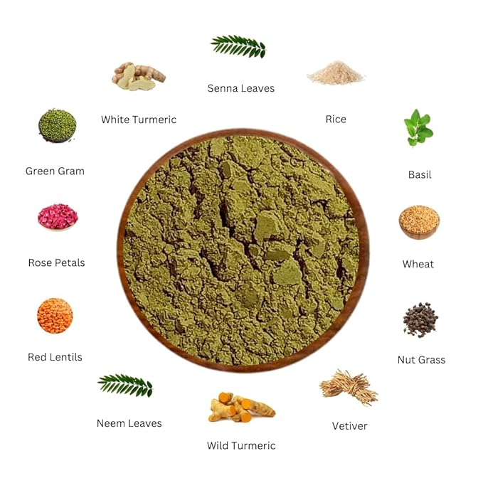 Generic Organic Nalangu Maavu Herbal Bath Powder (Babies) / Face Pack/Sunnipindi/Ubtan for Women - 227 GMS