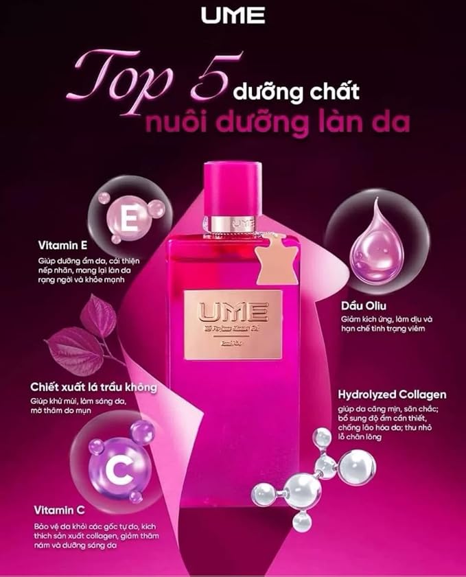 Ume Perfume shower Gel- Sữa tắm Nước Hoa Ume U9 Scent 2 in 1 -NGOC TRINH