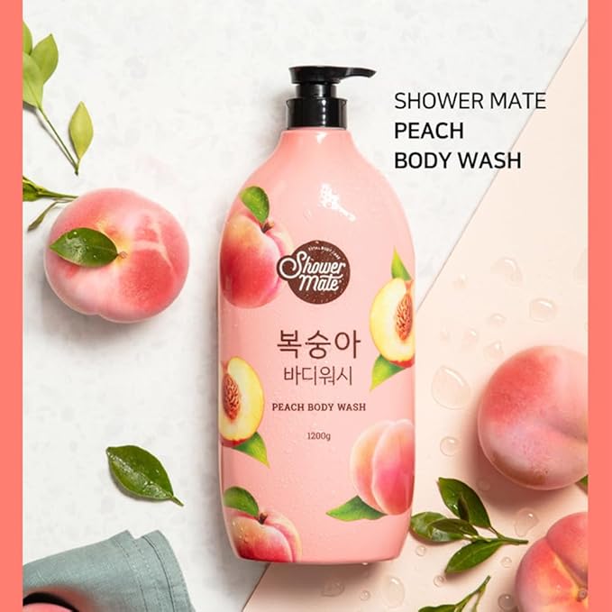 Natural Body Wash 42.3 fl oz 1.2 kg (Peach)