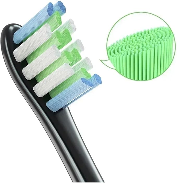 6PCSCompatible for X/PRO/ Z1/ F1/ One/Air 2 /SE Electric ToothbrushCompatible for Adults Replacement Hot Sonic Cleaning Heads(6Pcs3)