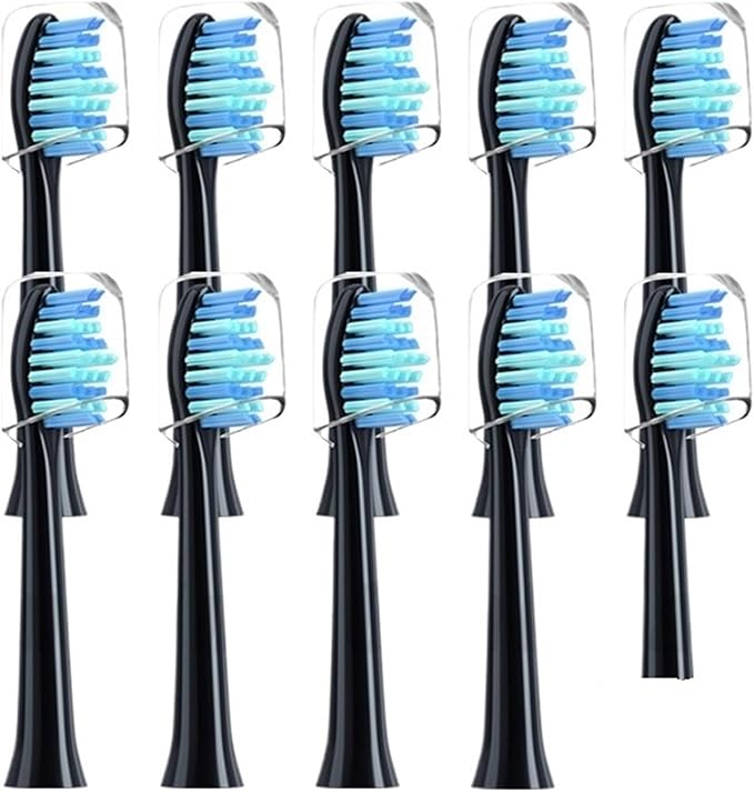 Compatible for FUPAI Electric Toothbrush Head A6 / A6plus A6splus A8 Z5 Universal Vacuum Package Replacement Brush(Beige)