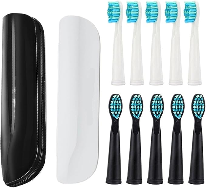 Toothbrush Heads Bristle Replacement Brush Suitable for S Accessories(5white5Heads)