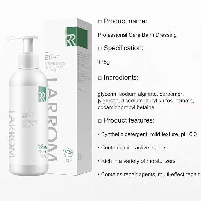 HomeLava Moisturizing Body Wash Gentle Body Cleanser for Dry &amp Sensitive Skin Body Clean Wash Mild Cleaser with Glycerin Sodium Alginate &amp β-Glucan for Skin Family-Friendly 175ml