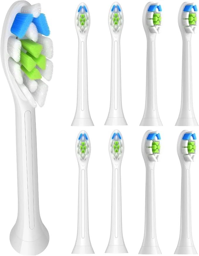 4/8/16pcs Replacement Toothbrush Heads Compatible for PhlipsElectric Tooth-Brush Head Compatible with Phllips(Beige)