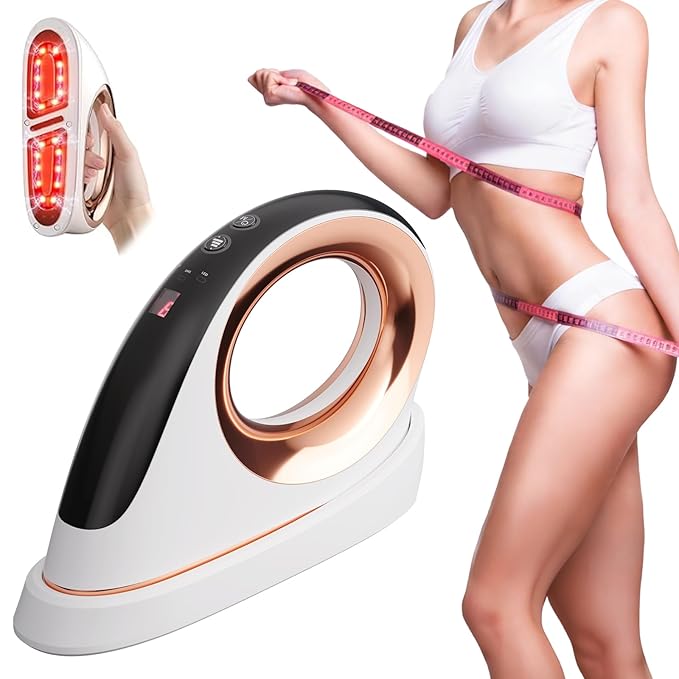 Cellulite Body Device Woman Man Radio Frequency for Woman Man Massage Temporary Reduction in The Appearance of Cellulite (White)