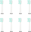 M07 Electric Toothbrush Replacement HeadsCompatible for M07/M08/M07B/702/722(8pcs White)