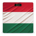 Italy Flag Digital Bathroom Scale for Body Weight Weighing Scale with Backlit LCD Display High Precision Measurements &amp Measures Weight Up to 180kg