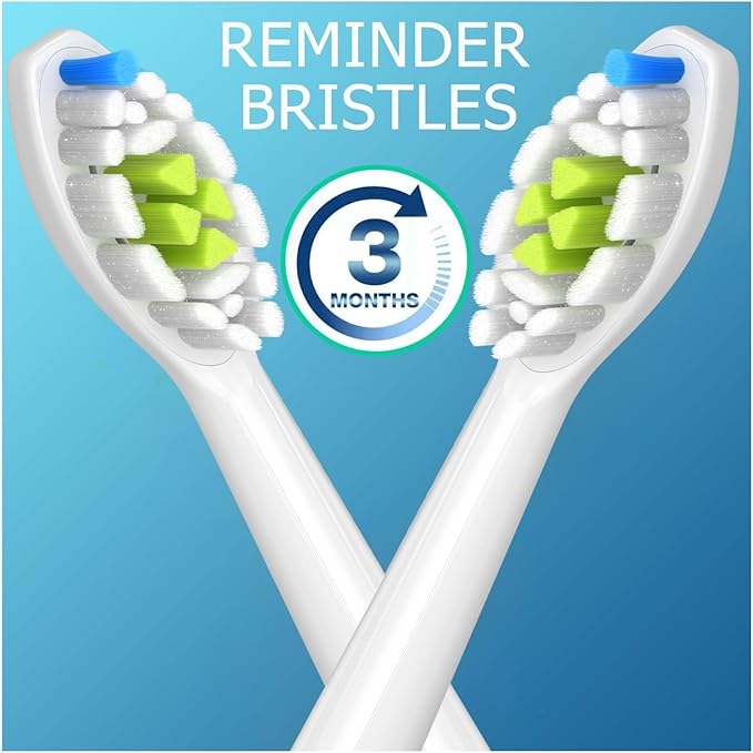 Replacement Toothbrush Heads Compatible for Easy Clean Healthy and Other Snap-On Handles(8-16pcs)(8pcs Black)