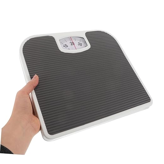 Accurate Mechanical Scale Portable Analog Design for Home Use and Stylish Bath Scale for Weight Tracking No Batteries Required