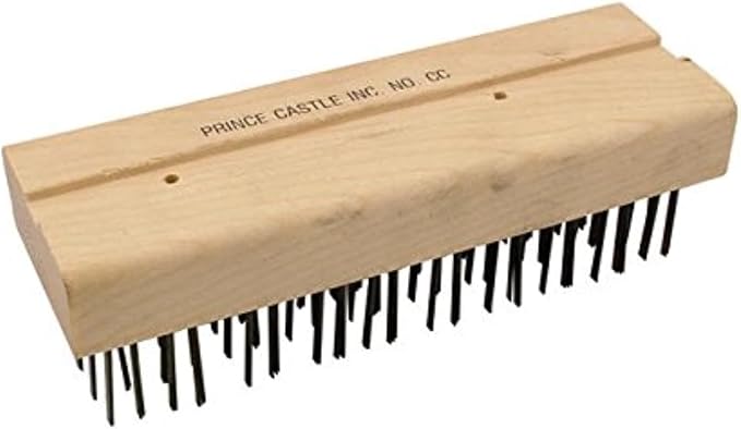 Prince Castle Replacement Heads for Coarse Char-Brush and Cleaner - Heavy-Duty Grill Brush with Tough Bristles for Commercial Grills