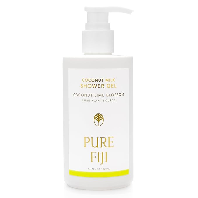 PURE FIJI Coconut Milk Shower Gel Coconut Lime Blossom (9.47 Fl. Oz /280ml)