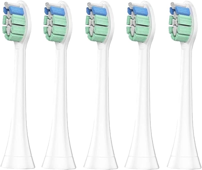 5/10Pcs Toothbrush Heads Replacement Electric Head Compatible for PH C2(5PCS)