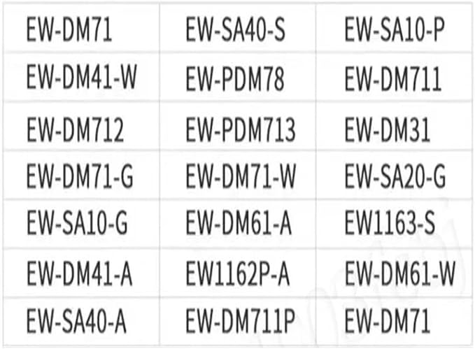 Compatible for Panasonic DM71/DM81/DM31/DM61/DM711/DM712 Electric Toothbrush Heads DML1/PDM7B/PDM78/DM711P(Standard 12PCS)