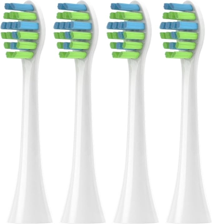 Replacement Brush Heads for 7AM2M AM101/AM105 Toothbrush Vacuum Soft Bristle Nozzles4/8/16PCS(4pcs White)