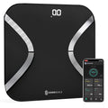 Korescale Gen2 Digital Smart Scale with BMI Body Fat Muscle Mass Weight | Highly Accurate Bathroom Scales Bluetooth Composition Analyzer | Compatible with KoreHealth Apple Health App (Black)