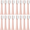 Replacement Toothbrush Head for SOOCAS EX3 SO Compatible ForWHITE PINJING Electric Soft Bristles Nozzles(16PCS Pink)