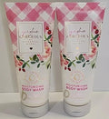 2 GINGHAM GORGEOUS Moisturizing Body Wash Shea Cocoa Butter bath &amp body 10 fl oz