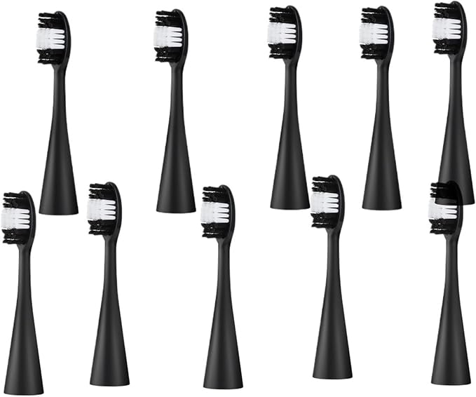 10/8pcs Electric Toothbrush Replacement HeadsCompatible for LC-H156/M07 Smart Tooth Brush Replace Heads(Army Green)