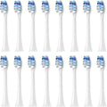 Compatible for Glint 1 Electric Toothbrush Replacement Heads Accessories Adult Nozzle4/8/16PCS(16pcs Standard Clean)