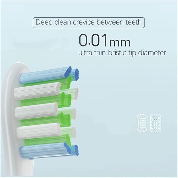20PCS Replacement Brush Heads Electric ToothbrushCompatible for Spark Flow X Pro Elite Etc(Black)