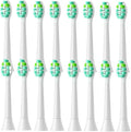 4-16pcs Replacement Toothbrush HeadsCompatible for Phillips Sonicare Electric HandlesSoft Bristles(16pcs White)