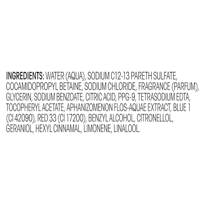 Suave Moisturizing Body Wash with Ocean Breeze Scent and Vitamin E Extract No Parabens No Phtahaltes 18 Oz Pack of 6