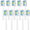 20pcs Toothbrush Replacement Heads Adult Bristles Nozzle Brush Head Compatible for D2(White)