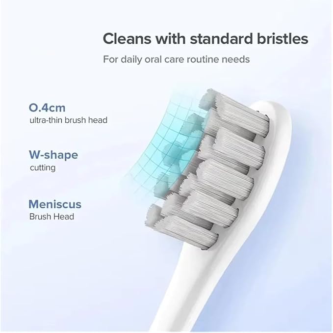 Compatible for Oclean Electric Toothbrush Brush Heads for X Pro Elite Flow Z1 X10 E1 Air 2 All Series Accessories(Oclean P1C8 2PCS)