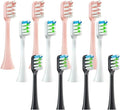 12pcs Brush Heads Sonic Electric Toothbrush Soft Bristle Nozzles Compatible for SOOCAS X3/X3U/X5 Replacement Clean Tooth(12pcs 3colors)