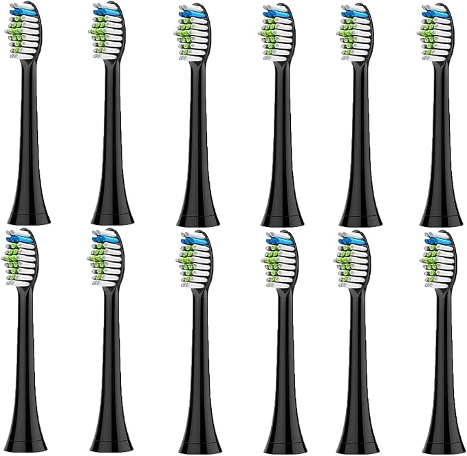 Compatible for 4pcs Replacement Brush Head Compatible with PH Sonic Care Diamondclean Electric Toothbrush(Ivory)