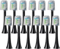 12pcs Replacement Brush HeadsCompatible for SOOCAS X3U/X3Pro/X5/V1/D2/D3 Bristle Electric Toothbrush Sealed Packed(SHUSHI-BK-12PCS)