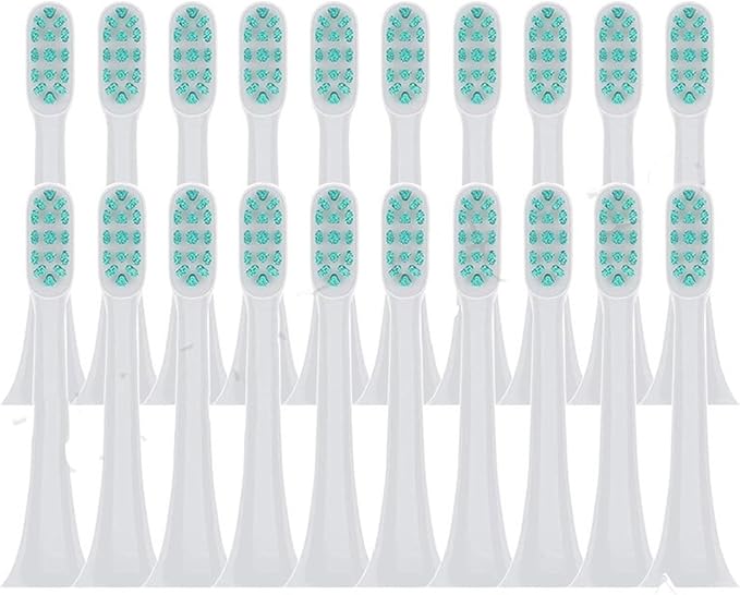 Replacement Brush HeadCompatible for Xiaomi T500/T300 Electric Toothbrush Nozzles Vacuum DDYS01SKS Heads(20PCS)
