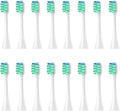 Replacement Toothbrush Heads Compatible for EW-DC01/DC12/PDL54/PDP51/EW1031/DE92/WEW0980/DL40/DL75/DL82(16pcs)(16pcs White)